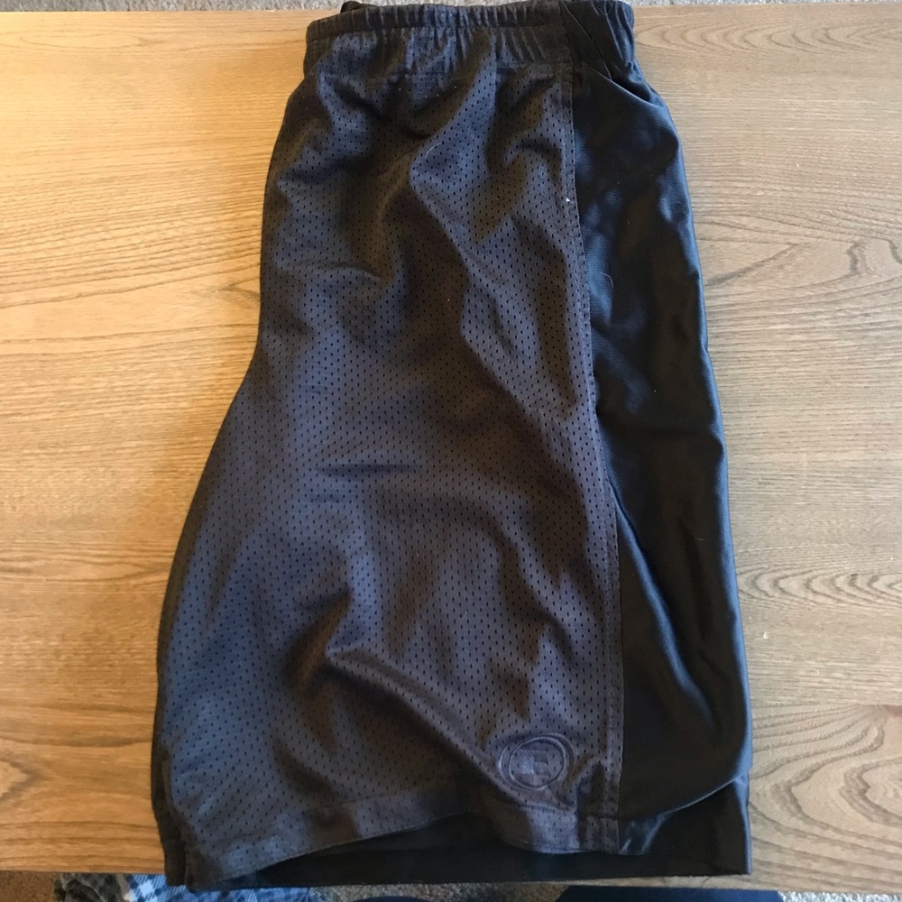 Mens black basketball shorts